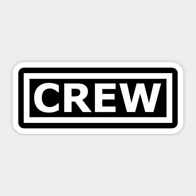 Crew Sticker by Designzz